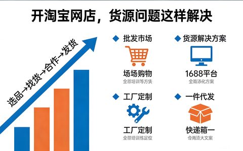 开淘宝网店，货源问题这样解决🤩