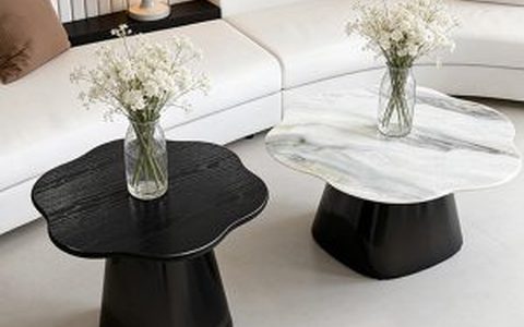 花瓣简约茶几胜芳货源一件代发现货充足