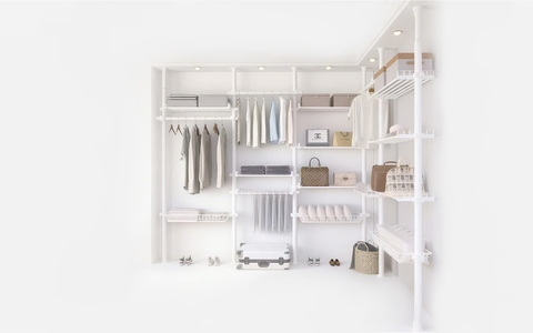 可自由组合开放式衣架｜定制你的专属衣帽间👔