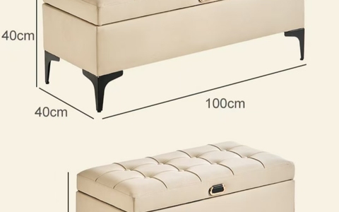 轻奢储物换鞋凳｜入户玄关的「颜值收纳二合一」🪑