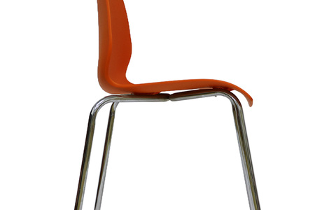 现代简约塑料靠背椅｜商用与家用「多场景百搭坐具」🪑