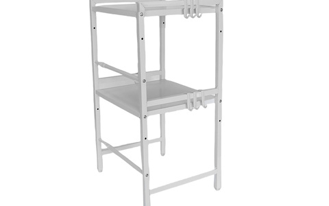 双层碳钢微波炉置物架 厨房台面多功能收纳架 🧺源头工厂直供