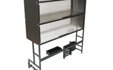 带柜门水槽置物架｜厨房水槽「防尘收纳 + 台面扩容」二合一🍽️