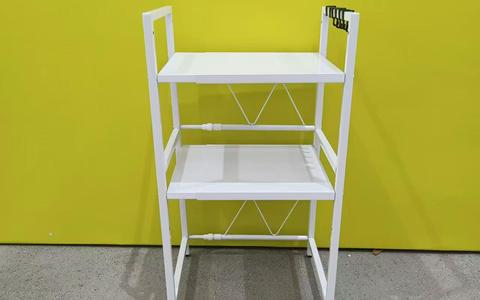 🍳 双层微波炉置物架｜厨房台面分层收纳架 源头厂家直供