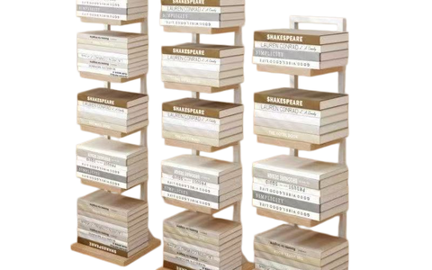 📚 北欧隐形落地书架 | 小户型省空间多层置物架