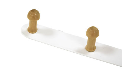 创意 S 型实木挂钩｜玄关与墙面的「颜值收纳师」🧷