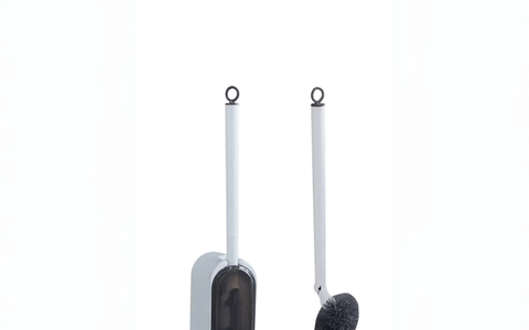 免打孔壁挂式马桶刷 家用卫生间软毛清洁刷套装 🧽