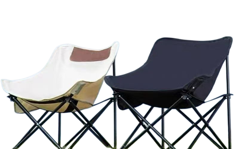 🏕️ 便携折叠月亮椅｜户外露营 / 家用休闲两用款