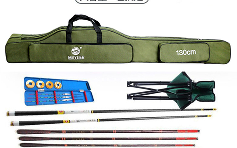 大容量双层渔具包 多功能防水鱼竿包 🎣全平台一件代发 | 多规格可定制 💥