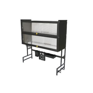 带柜门水槽置物架｜厨房水槽「防尘收纳 + 台面扩容」二合一🍽️