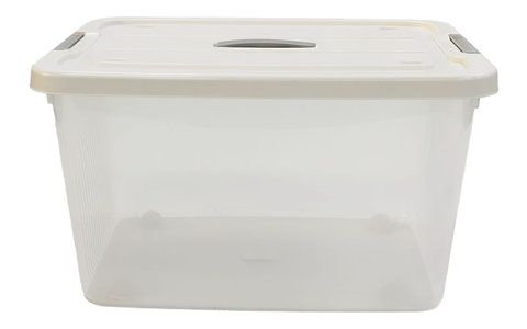 📦 透明带盖收纳箱｜家用大容量衣物玩具整理箱 源头工厂直供