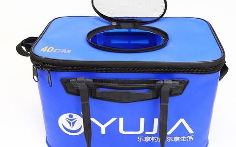 🎣 加厚 EVA 折叠活鱼桶｜多功能钓鱼箱 工厂直供 支持代发